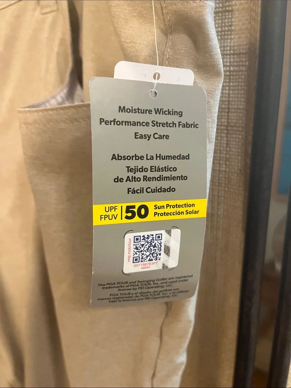 PGA Tour Men’s Chinos - Taupe